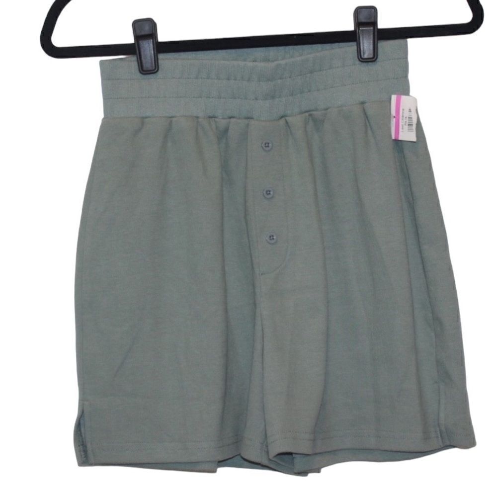 NEW 4th Reckless High Waisted Green Army Shorts Women Size Small